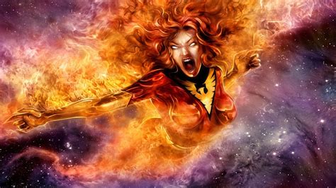 Jean Grey Phoenix Comic Character Superheroes Wallpapers