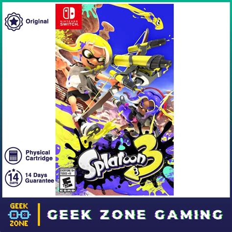 Nintendo Switch Splatoon 3 Geek Zone Gaming
