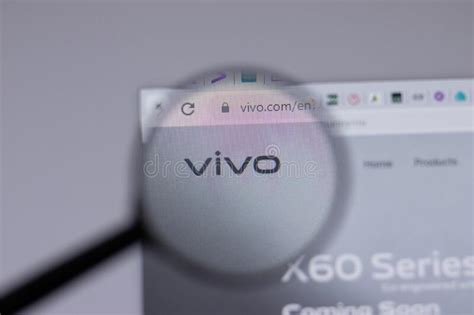 New York Usa 18 March 2021 Vivo Company Logo Icon On Website