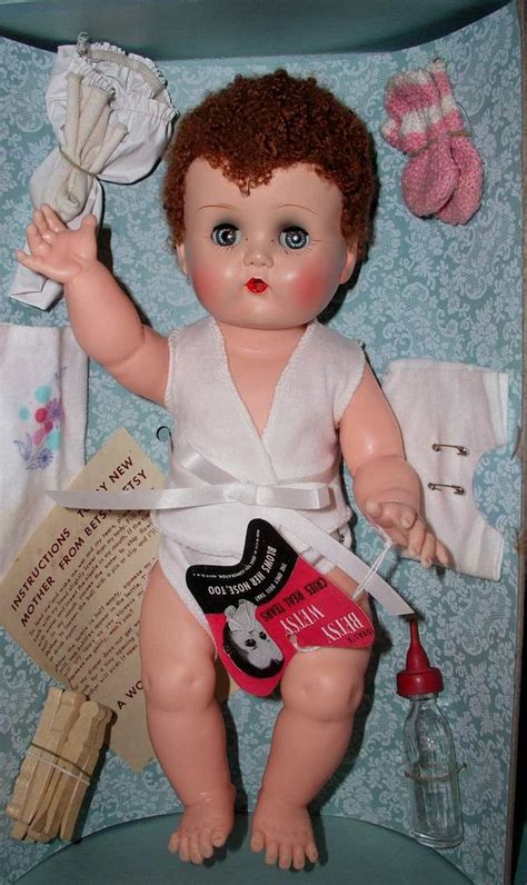 Betsy Wetsy Original 1950s Ideal Toy Co Caracul 14 Betsy Wetsy Doll