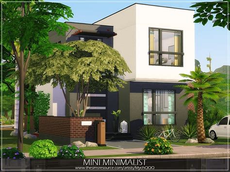 Sims 4 Minimalist House No Cc Nada Home Design