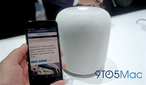 A First Look At Apples Homepod Siri Speaker At Wwdc 17 Video