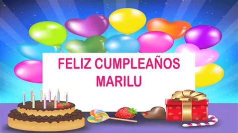 Marilu Like Marylou Wishes And Mensajes Happy Birthday Youtube