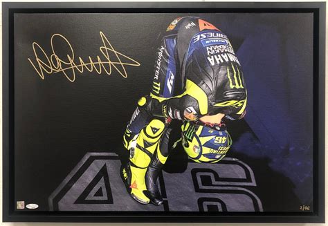 Valentino Rossi 2019 Ready To Race Autographed Collectables