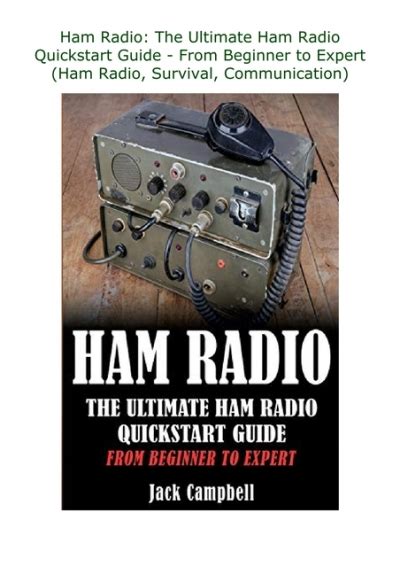Pdf Download Ham Radio The Ultimate Ham Radio Quickstart Guide From Beginner To Expert Ham
