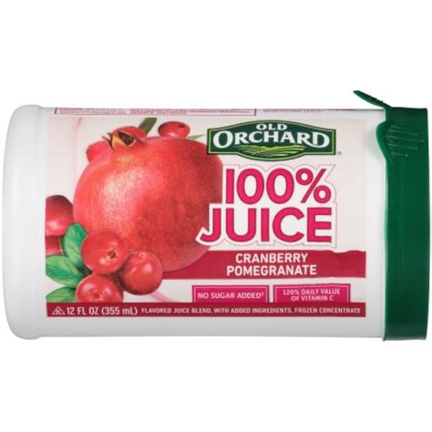 Old Orchard 100 Cranberry Pomegranate Flavored Juice Blend 12 Fl Oz