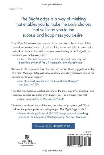 The Slight Edge Turning Simple Disciplines Into Massive Success And