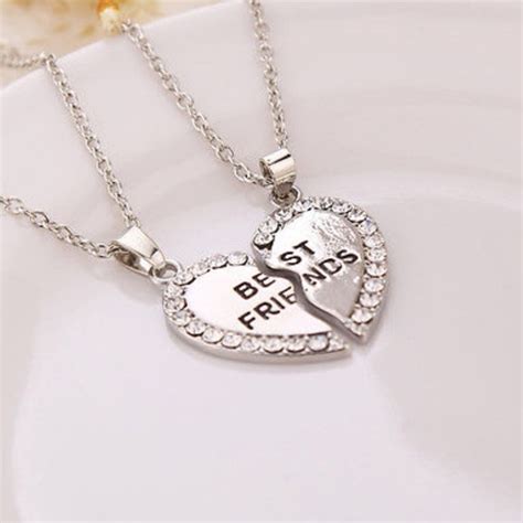 Cute Jewelry Bff Friendship Necklaces 2 New Silver 18 Poshmark