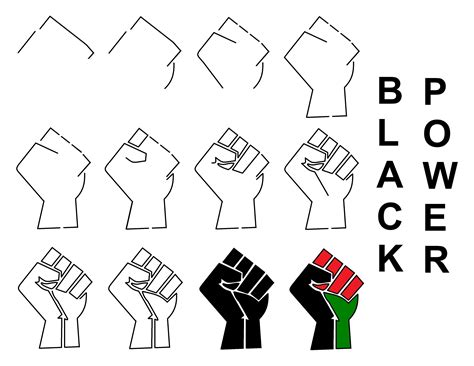 Black Power/Black Lives Matter Fist Logo | Black lives matter, Black power fist, Black fist