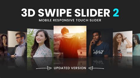 Responsive Touch Slider Using Html Css And Swiperjs 3d Responsive
