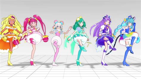 【mmd】live For The Night【star Twinkle Precure】 Youtube