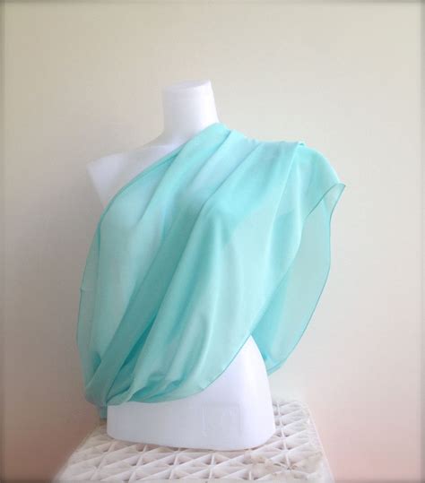 Sale Light Blue Chiffon Scarf In Stock