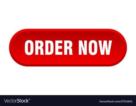 Order Now Button Now Rounded Red Sign Royalty Free Vector