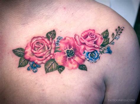 Floral Chest Tattoo Tattoo Abyss Montreal