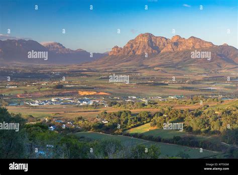 Simonsberg Mountain And Paarl Valley Paarl Western Cape South Africa