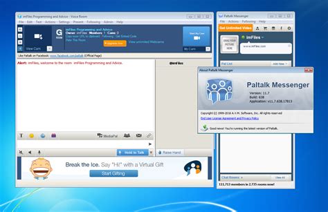 The free paltalk download includes: Paltalk 11.7 Build 648 - Paltalk