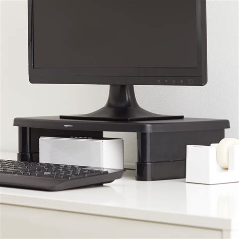 Amazon Basics Height Adjustable Display Stand For Laptops And Monitors