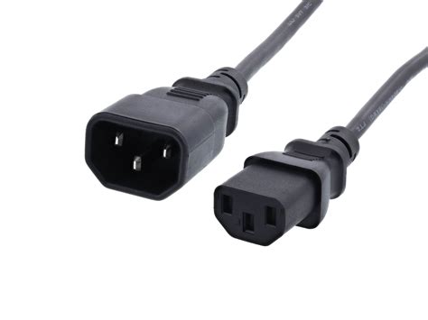 3 Ft Power Cord Extension C13 Standard Computer Cable Store