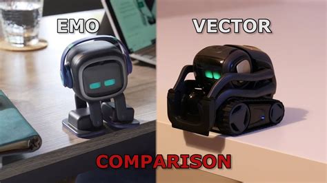 Emo The Desktop Robot And Anki Vector Robot Comparison Youtube