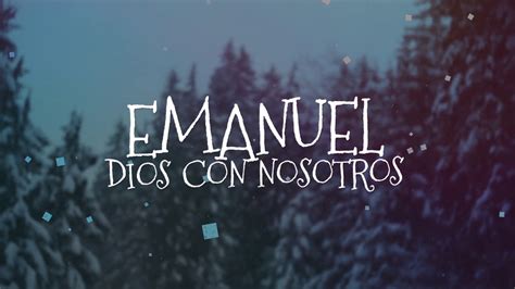 Emanuel Dios Con Nosotros Official Lyric Video Youtube