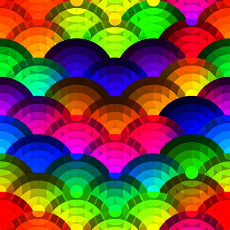 Colorful circles seamless background 665412 Vector Art at Vecteezy