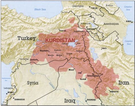 Cartina Kurdistan Cartina
