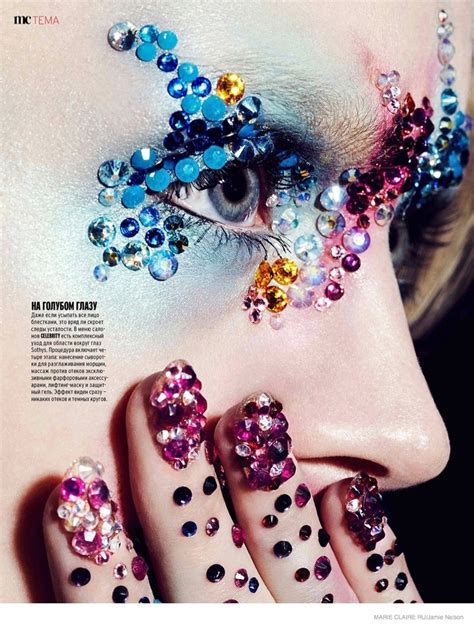 7 Jewelry Beauty Looks In Marie Claire Russia Shoot By Jamie Nelson Fashion Gone Rogue