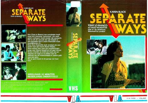 Separate Ways 1981 On Via Netherlands Vhs Videotape