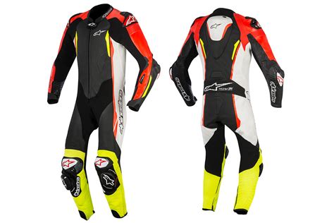 This gp tech v3 race suit is built to accept the tech air race airbag system. Product: 2017 Alpinestars GP Tech V2 suit - CycleOnline.com.au