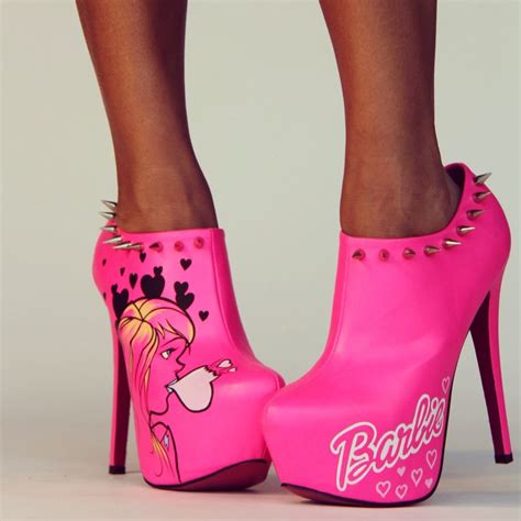 custom barbie heels by high heel boots ankle heels rhinestone high heels
