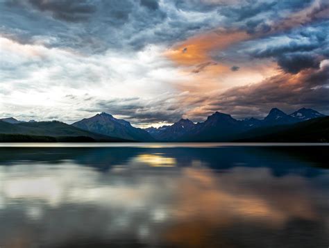 The Colors Were Beautiful At Mcdonald Lake Last Night 4483x3385