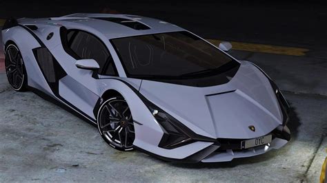 2020 Lamborghini Sian Add On Air Spoiler 10 Gta 5 Mod