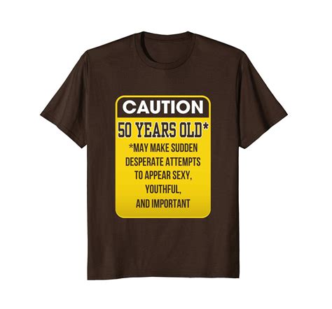 Funny Happy Birthday T Shirt Happy 50th Birthday Shirt Caution 50 Years Old Bd T Shirts