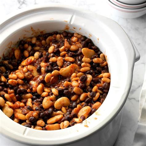 Slow Cooked Beans Recipe Taste Of Home