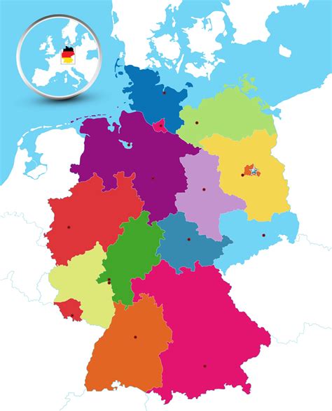 Mapa De Alemania Para Imprimir Descargar Gratis