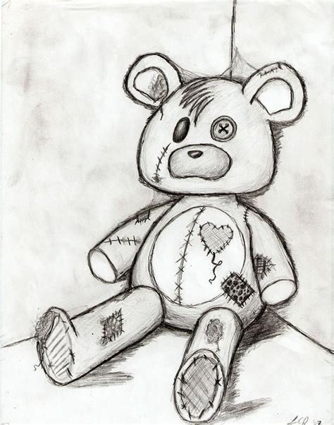 Sad Teddy Bears Drawings