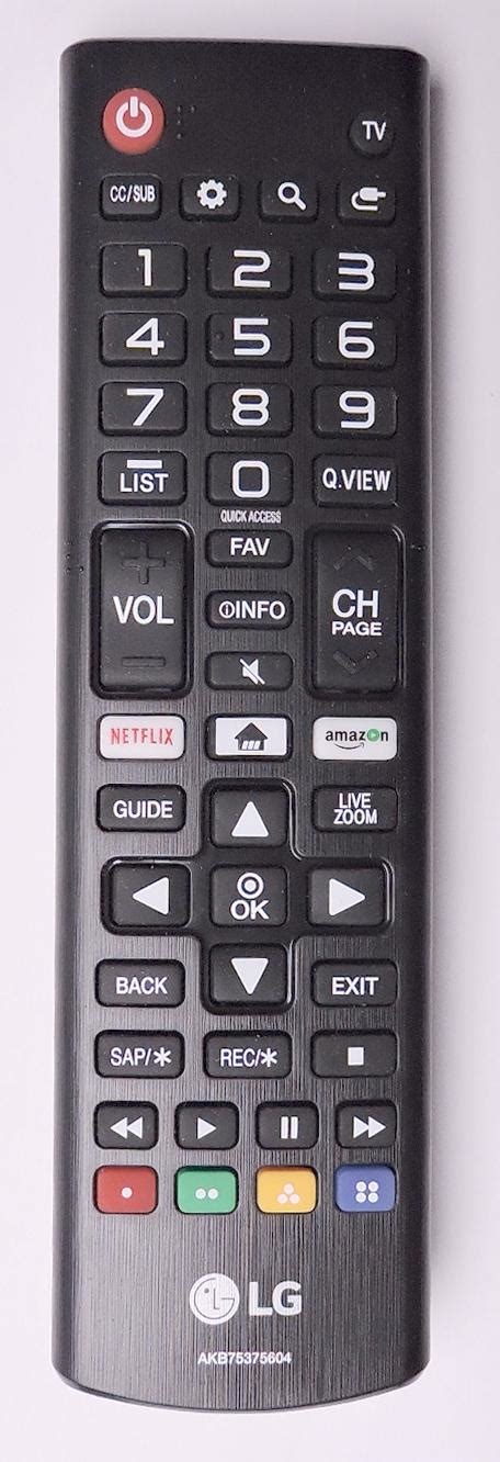 Lg Smart Tv Remote Control Akb75375604 W Netflixamazon Buttons 012043