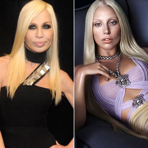 Lady Gaga Versace Ad Campaign Picture Popsugar Fashion