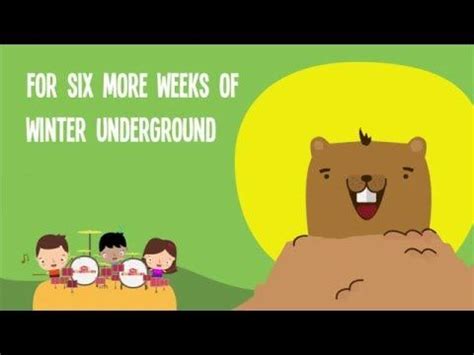 (clap twice.) it's president's day, when we can shout and say, have a happy, happy, happy, happy, day! (clap twice.) sung to: "I'm A Little Groundhog Day" Song for Kids With Lyrics by the Kiboomers - YouTube 1:04 ...