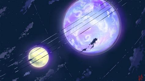 Purple Anime Scenery Wallpapers Top Nh Ng H Nh Nh P