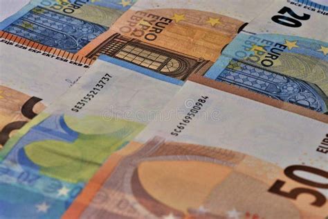 Euro Currency Banknotes Of The European Union Stock Image Image Of