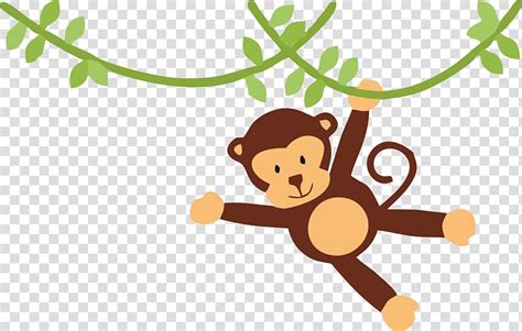 Baby Safari Monkey Clip Art