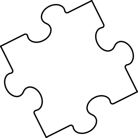 Printable Puzzle Piece Template ClipArt Best