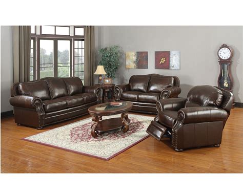Genuine Leather Living Room Sets Havertys Sofas And Chairs Umber