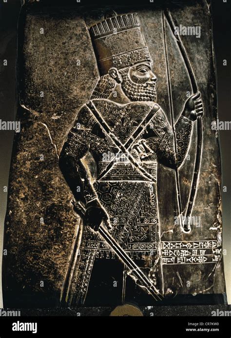 Marduk Nadin Ahhe King Of Babylon 1099 1082 Bc Relief Detail Of A