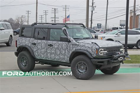 2022 Ford Bronco Everglades Prototype Caught In Public With Little Camo