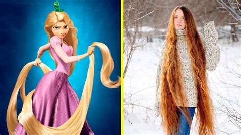 8 Rapunzels En La Vida Real Youtube