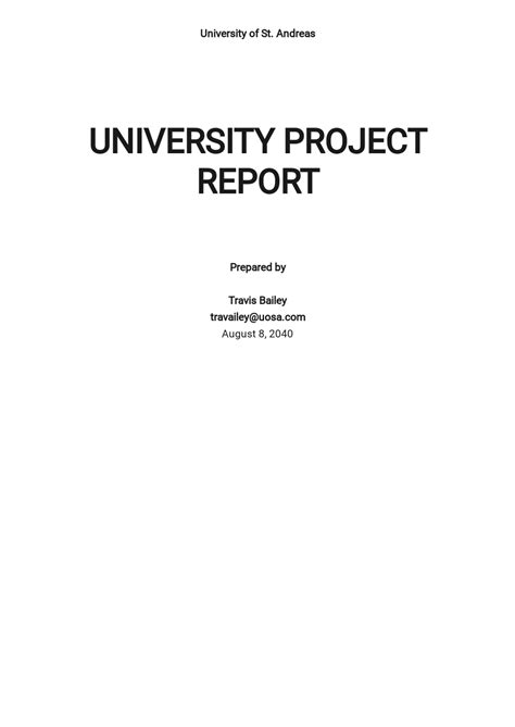 43 Free Project Report Templates Edit And Download