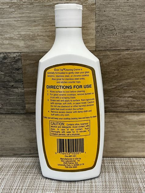Cook Top Cleaning Creme For Smooth Top Ranges 20oz 75 Full