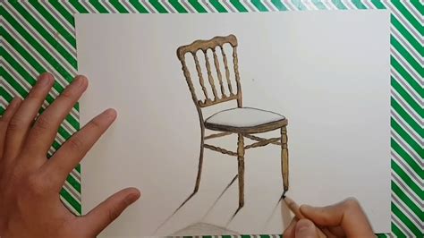 Comment Dessiner Une Chaise En 3d - COMMENT DESSINER UNE CHAISE AVEC OMBRE, 3D ( promarker ) - YouTube